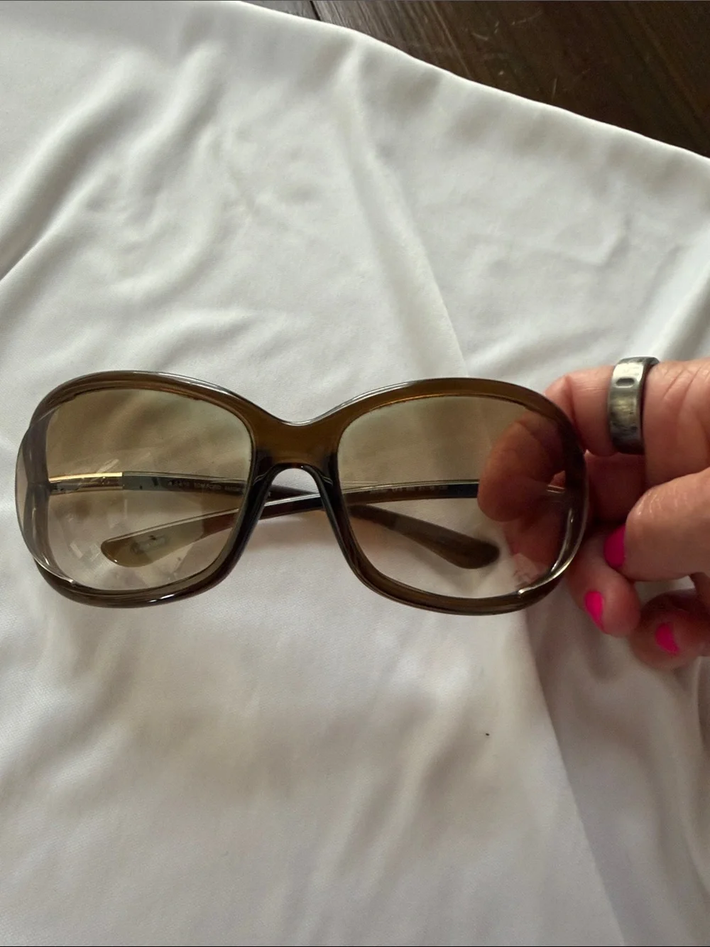 Tom Ford Brown Gradient Oversized Women's Sunglasses-Jennifer style